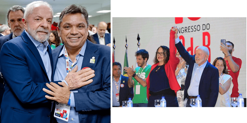 ‘Encontro de Raspão’ – Jerry aproveita cerimonial  do PCdoB, bate retrato com Lula e espalha na mídia comunista como se fosse agenda com o presidente…