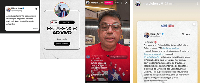 ‘A montanha pariu um rato’: Márcio Jerry revela  bomba que iria abalar a ‘República do MAR’…