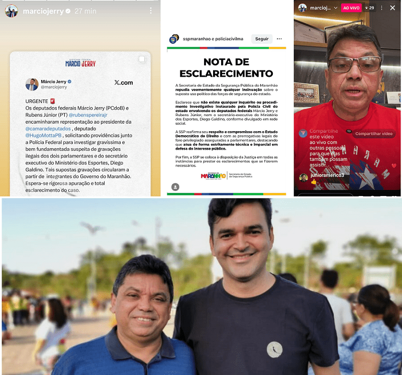 Mesmo sem jurisdição pra atuar contra deputado federal, Márcio Jerry cria narrativa que Segurança Pública estaria investigando; Secretaria nega em nota…