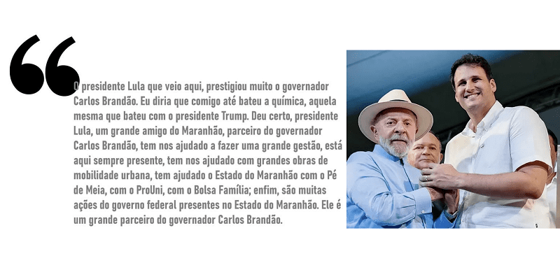 Imperatriz – Orleans sobre a visita de Lula…