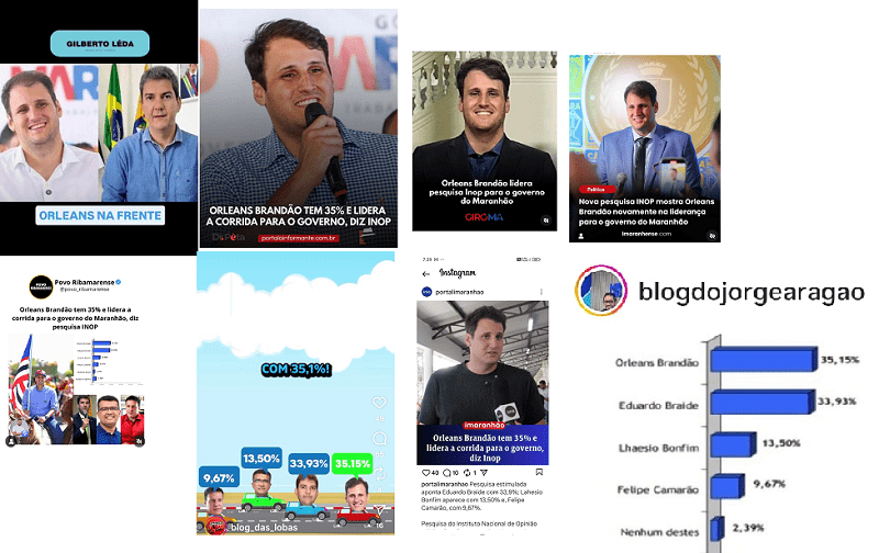 Eleições 2026 – Imprensa e rede social dão destaque liderança de Orleans Brandão…