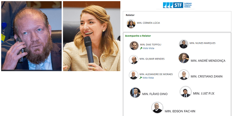 Ministro Edson Fachin vota em favor de Iracema e decreta vitória contra Othelino com placar de 10X0…