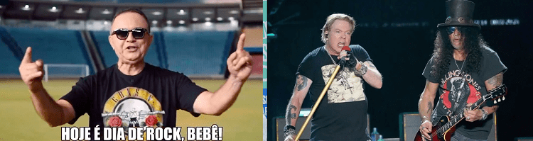 Brandão comemora show de Guns N’ Roses em São Luís…