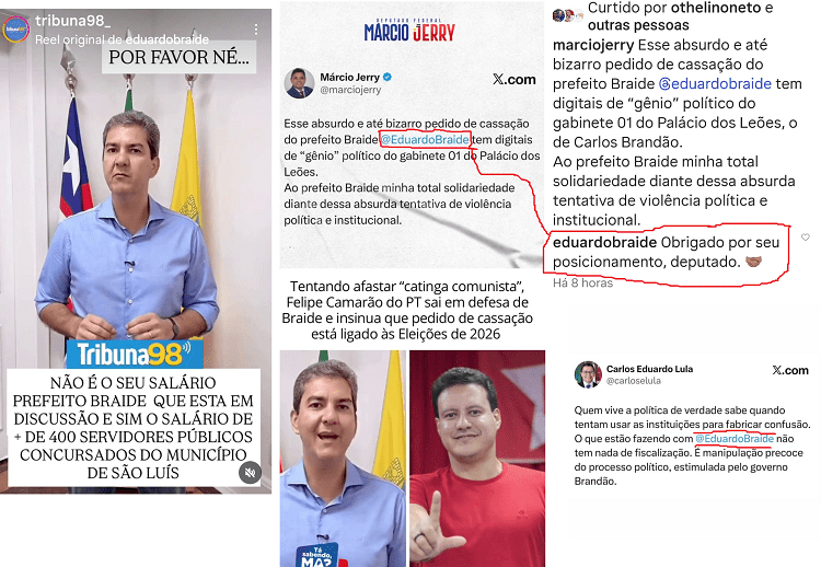 ‘Lorota populista de Braide’ – Depois desprestigiar e humilhar imprensa e classe política, prefeito pede socorro a Marcio Jerry’, se rendendo aos escombros do comunismo’…