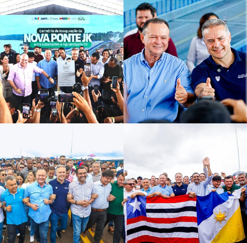 Inaugurada nova Ponte JK, que interliga o Maranhão e o Tocantins…