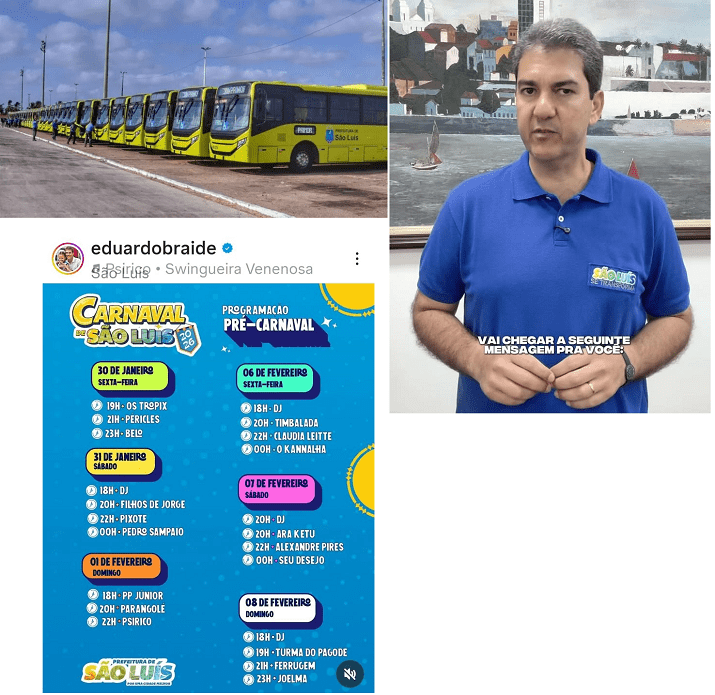 Braide abre carnaval da prefeitura com cidade sem transporte público…