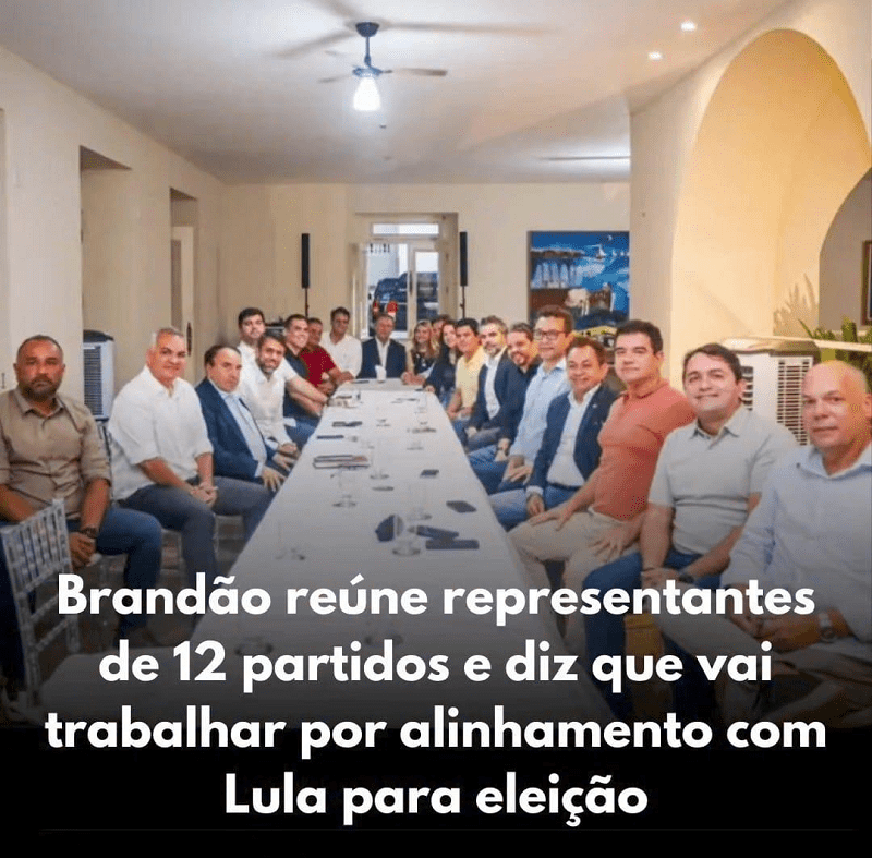 ‘Construção Política’ – Em reunião com Brandão, partidos declaram apoio a Orleans como pré-candidato ao governo…