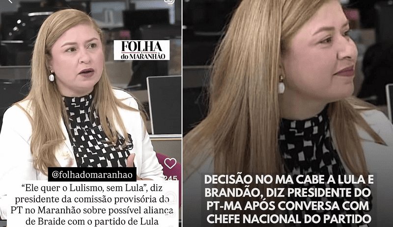 ‘Namoro Sem Beijo na Boca’ – “Braide quer o lulismo sem o Lula; Brandão e Lula que vão decidir os caminhos”, declarou presidente do PT…