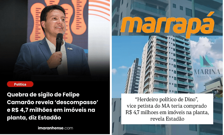 Mídia Nacional – ‘Herdeiro político do dinismo no MAR’, vice-petista, teria comprado R$ 4,7 milhões em imóveis na planta, diz Estadão… 