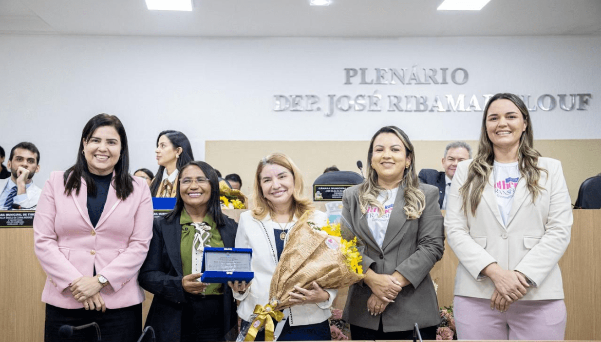 Timon – Iracema Vale recebe Título de Cidadã Timonense durante evento “Mulheres que Transformam”…