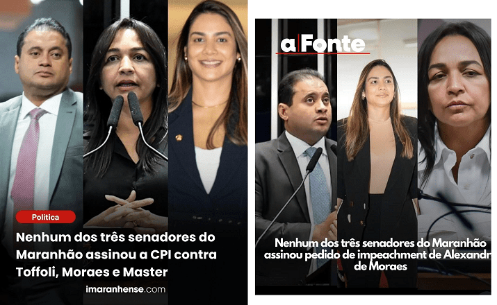 ‘Maranhão sem representação no Senado’ – Nenhum dos três senadores assinaram CPI pra investigar corrupção do Banco Master…