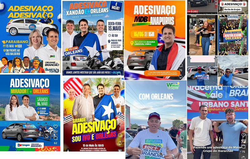 ‘Adesivaço no Interior’ – Orleans Brandão dispara na frente na preferência do eleitor…