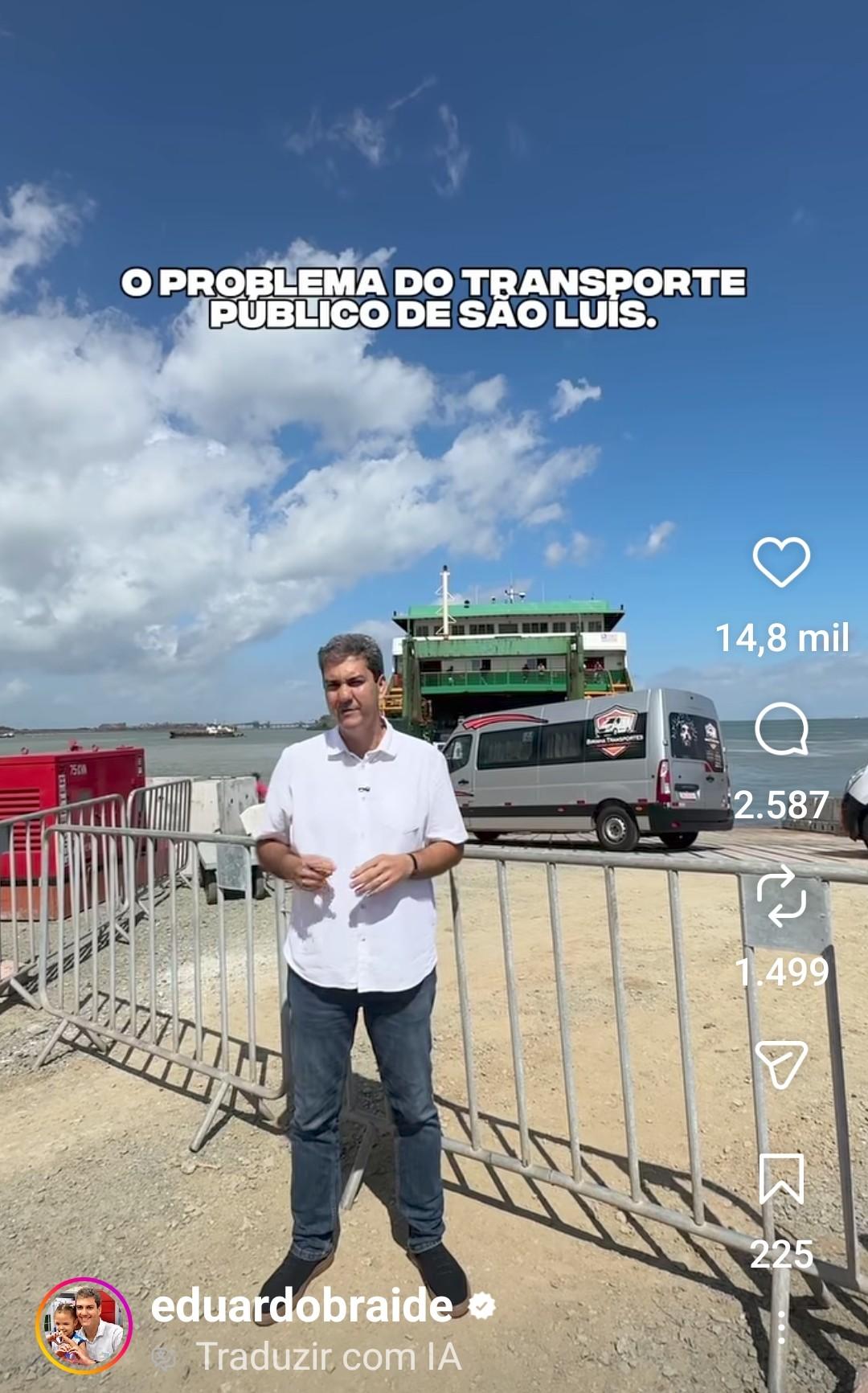 ‘Caos no transporte de São Luís’ – Braide morde a isca e acusa golpe…