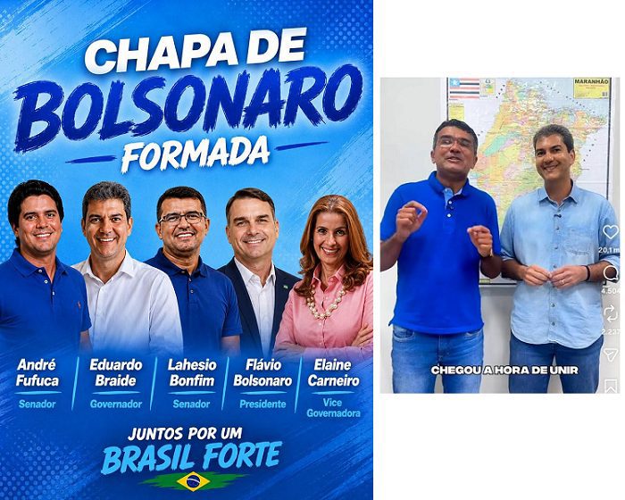 ‘Polarização’ – Braide decide apostar tudo na direita, montando chapa bolsonarista no Maranhão…