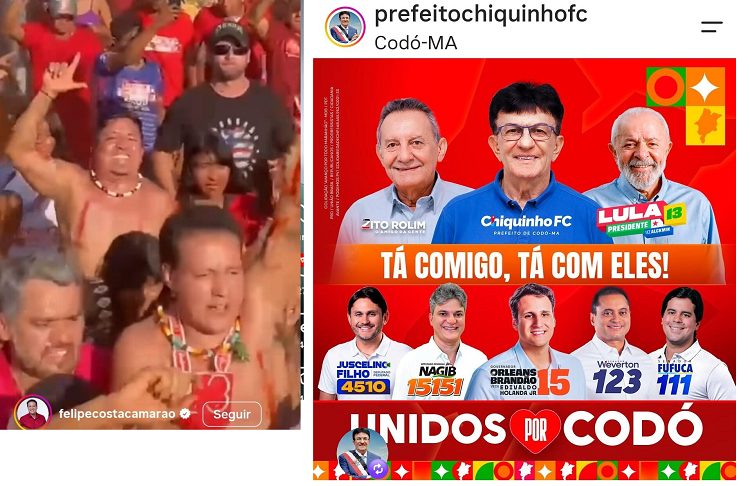 Codó/Fernando Falcão – Camarão tem apoio de aldeia indígena, mas é rejeitado pelo único prefeito do PT no MAR…